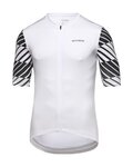 GORE Tricou de ciclism cu mânecă scurtă - SWIFTRIDE OPTICAL - alb/negru