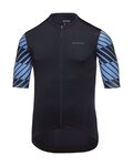 GORE Tricou de ciclism cu mânecă scurtă - SWIFTRIDE OPTICAL - negru/albastru