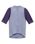 GORE Tricou de ciclism cu mânecă scurtă - DISTANCE 2.0 - albastru/mov