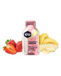 GU Nutriție pentru ciclism - ENERGY GEL 32 G STRAWBERRY BANANA