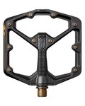 CRANKBROTHERS pedale - STAMP 11 LARGE - negru/auriu