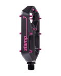 CRANKBROTHERS pedale - STAMP 7 Large - negru/roz
