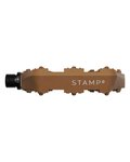 CRANKBROTHERS pedale - STAMP 0 SMALL - maro