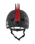 BELL Cască de ciclism - SKULL HAWK - negru/roșu