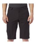 GIRO Pantaloni scurți de ciclism fără bretele - ARC SHORT - negru