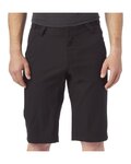 GIRO Pantaloni scurți de ciclism fără bretele - ARC SHORT PLUS LINER - negru