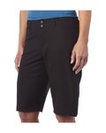 GIRO Pantaloni scurți de ciclism fără bretele - ARC SHORT W PLUS LINER - negru
