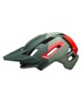 BELL Cască de ciclism - SUPER AIR R SPHERICAL - verde/roșu