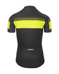 GIRO Tricou de ciclism cu mânecă scurtă - CHRONO SPORT - negru/galben