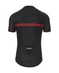 GIRO Tricou de ciclism cu mânecă scurtă - CHRONO SPORT - negru/roșu