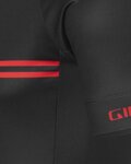 GIRO Tricou de ciclism cu mânecă scurtă - CHRONO SPORT - negru/roșu