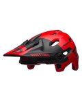 BELL Cască de ciclism - SUPER DH SPHERICAL - roșu/negru