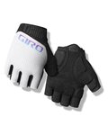 GIRO Mănuși de ciclism fără degete - TESSA II GEL - alb/negru/mov/albastru