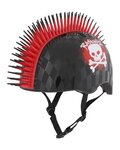 BELL Cască de ciclism - RASKULLZ SKULL HAWK - negru/roșu