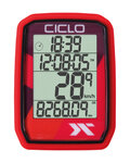 CICLOSPORT tahometru - PROTOS 105 - roșu