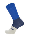 SANTINI Șosete clasice de ciclism - BENGAL - albastru/alb
