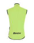 SANTINI Vestă de ciclism - GUARD NIMBUS - verde deschis