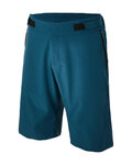 SANTINI Pantaloni scurți de ciclism fără bretele - FULCRO - albastru