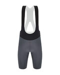 SANTINI Pantaloni scurți de ciclism cu bretele - REDUX SPEED - gri