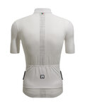 SANTINI Tricou de ciclism cu mânecă scurtă - COLORE PURO - alb