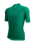 SANTINI Tricou de ciclism cu mânecă scurtă - COLORE PURO - verde