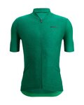 SANTINI Tricou de ciclism cu mânecă scurtă - COLORE PURO - verde
