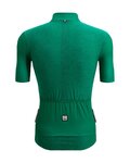 SANTINI Tricou de ciclism cu mânecă scurtă - COLORE PURO - verde