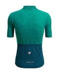 SANTINI Tricou de ciclism cu mânecă scurtă - COLORE RIGA - verde