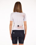 SANTINI Tricou de ciclism cu mânecă scurtă - OMBRA - alb