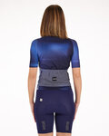 SANTINI Tricou de ciclism cu mânecă scurtă - OMBRA - albastru