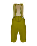 SANTINI Pantaloni scurți de ciclism cu bretele - RTR - verde