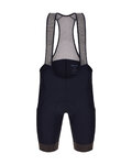 SANTINI Pantaloni scurți de ciclism cu bretele - HIVIS - negru