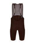 SANTINI Pantaloni scurți de ciclism cu bretele - RTR - maro
