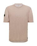 SANTINI Tricou de ciclism cu mânecă scurtă - DELTA LINE - bej