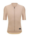 SANTINI Tricou de ciclism cu mânecă scurtă - RTR - maro