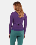 SANTINI Tricou de cilism pentru iarnă cu mânecă lungă - RTR - mov
