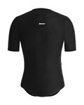 SANTINI Tricou de ciclism cu mânecă scurtă - DRY - negru