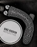 BIKERIBBON bandă ghidon - REFLECTIVE - negru