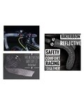 BIKERIBBON bandă ghidon - REFLECTIVE - negru