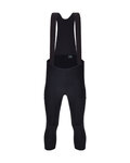SANTINI Pantaloni de ciclism 3/4 cu bretele - CARGO - negru