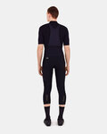 SANTINI Pantaloni de ciclism 3/4 cu bretele - CARGO 2 - negru