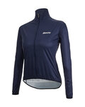 SANTINI Jachetă rezistentă la vânt de ciclism - NEBULA - albastru