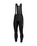 SCOTT Pantaloni de ciclism lungi cu bretele - RC PRO W/O PAD - negru/galben