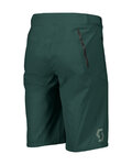 SCOTT Pantaloni scurți de ciclism fără bretele - ENDURANCE LS/FIT W/PAD - verde