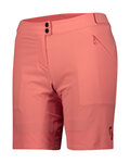 SCOTT Pantaloni scurți de ciclism fără bretele - ENDURANCE LS/FIT W/PAD W - roșu