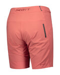 SCOTT Pantaloni scurți de ciclism fără bretele - ENDURANCE LS/FIT W/PAD W - roșu