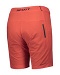 SCOTT Pantaloni scurți de ciclism fără bretele - ENDURANCE LS/FIT W/PAD W - roșu