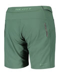 SCOTT Pantaloni scurți de ciclism fără bretele - ENDURANCE LS/FIT W/PAD W - verde