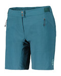 SCOTT Pantaloni scurți de ciclism fără bretele - ENDURANCE LS/FIT W/PAD W - albastru