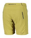 SCOTT Pantaloni scurți de ciclism fără bretele - ENDURANCE LS/FIT W/PAD W - verde deschis